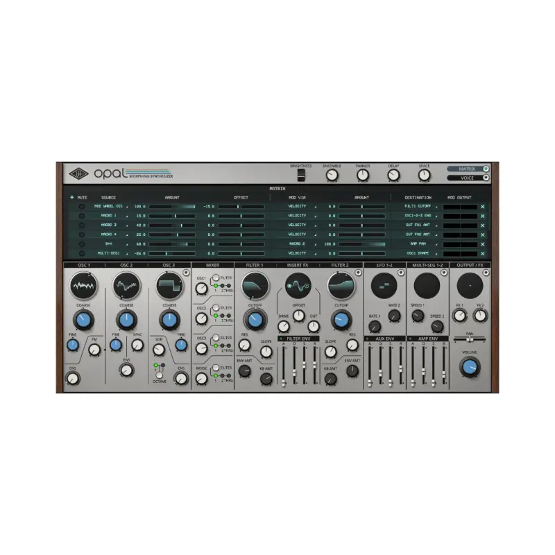 UAD Opal Morphing Synthesizer Instrument Plugin | Digital Delivery - Image 3