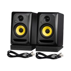 KRK Classic 5 Near-Field 2-Way Studio Monitor Pack (Black)