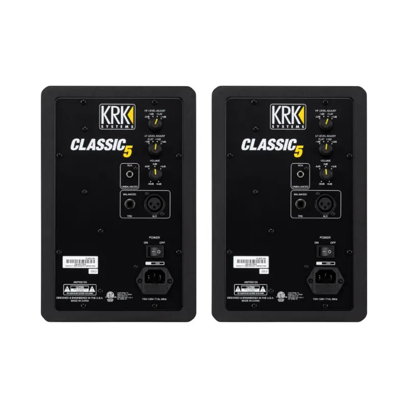 KRK Classic 5 Near-Field 2-Way Studio Monitor Pack (Black) - Image 4