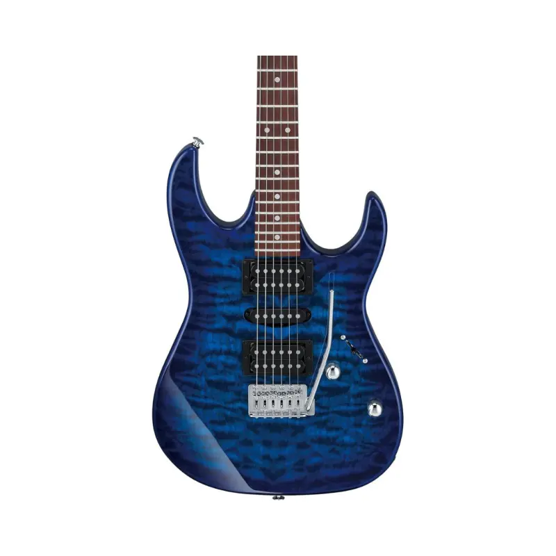 Ibanez GRX70QA 6 String Solid Body Electric Guitar - TBB - Image 4