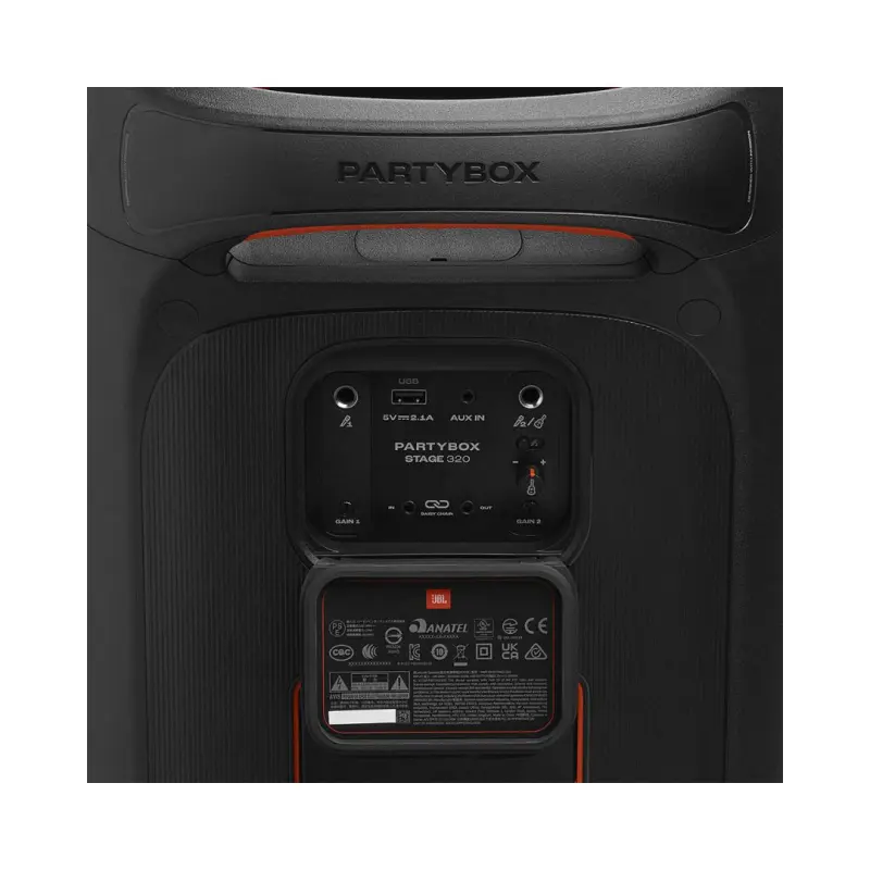 JBL PartyBox Stage 320 240W Wireless Party Speaker - Black - Image 6