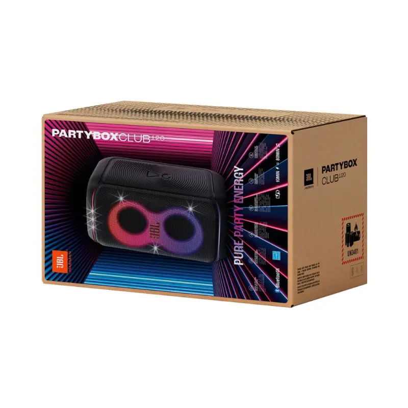 JBL PartyBox Club 120 160W Wireless Party Speaker - Black - Image 6