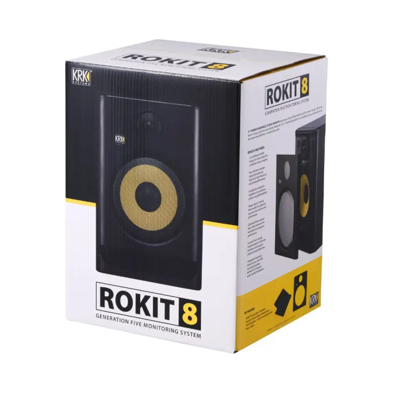 KRK ROKIT 8 G5 8" 2-Way Active Studio Monitor - Image 6