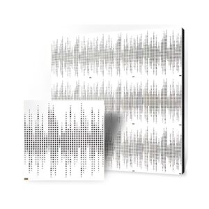 Athos 60 X 60 Acoustic Treatment Wooden Panel - White