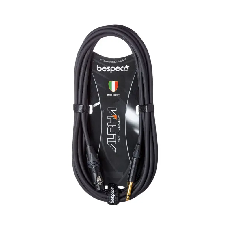 Bespeco AHMA600 6M XLRF to JKM Microphone cable - Image 2