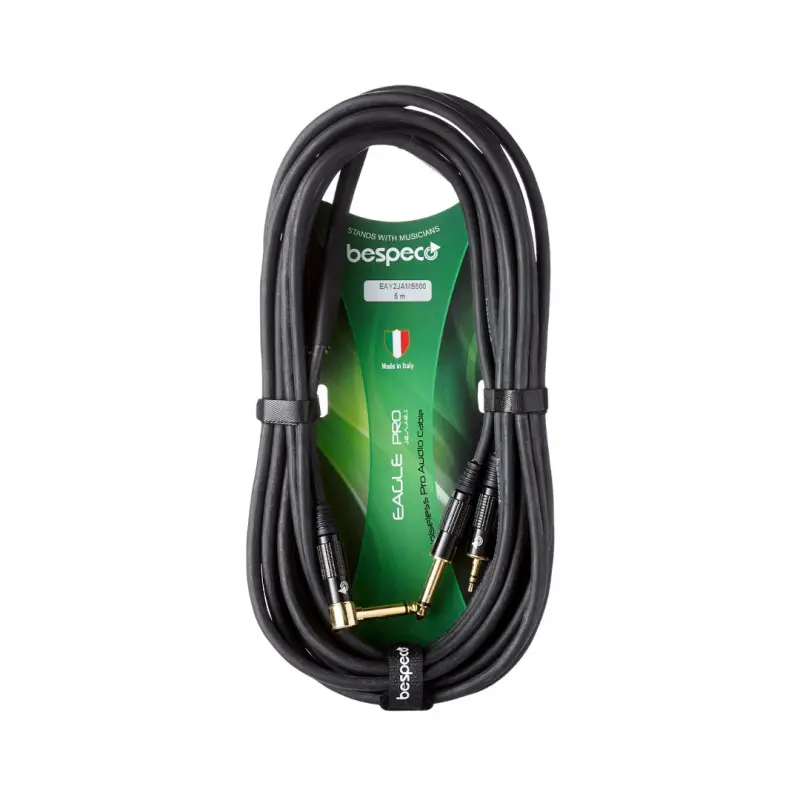 Bespeco EAY2JAMS200 2M Guitar & Headphone Cable - Image 2