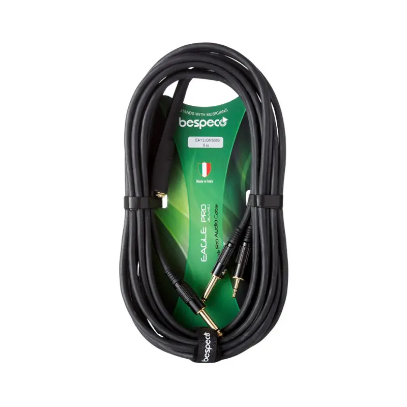 Bespeco EAY2JDMS200 2M Guitar & Headphone Cable - Image 2