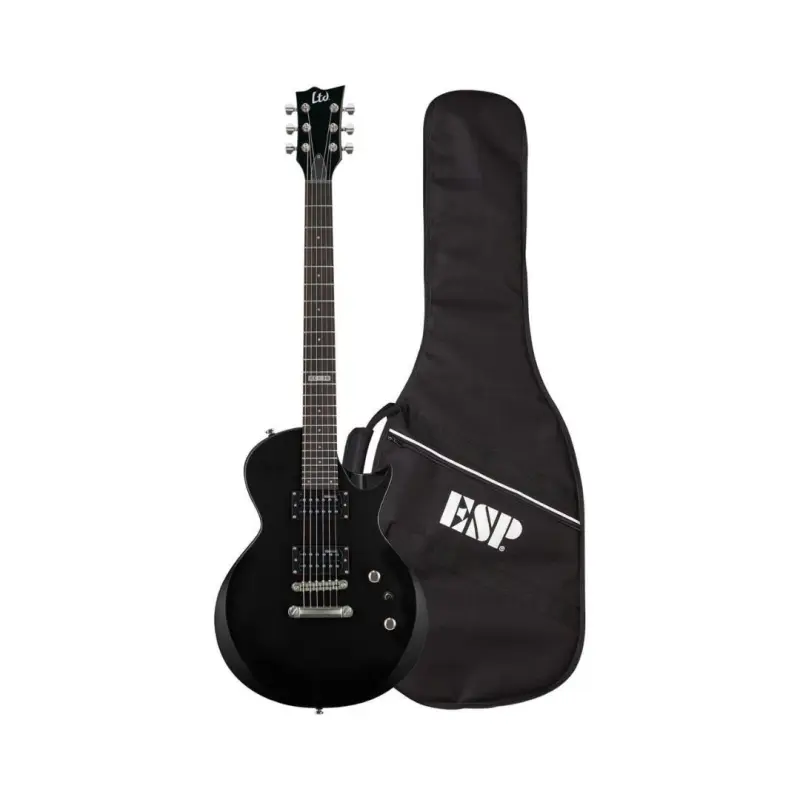 ESP LTD Eclipse EC-10 Black Electric Guitar, Gig Bag included