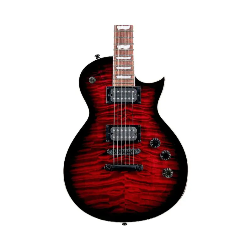 ESP LTD Eclipse EC-256 Electric Guitar Quilted Maple - See Thru Black Cherry Sunburst - Image 2