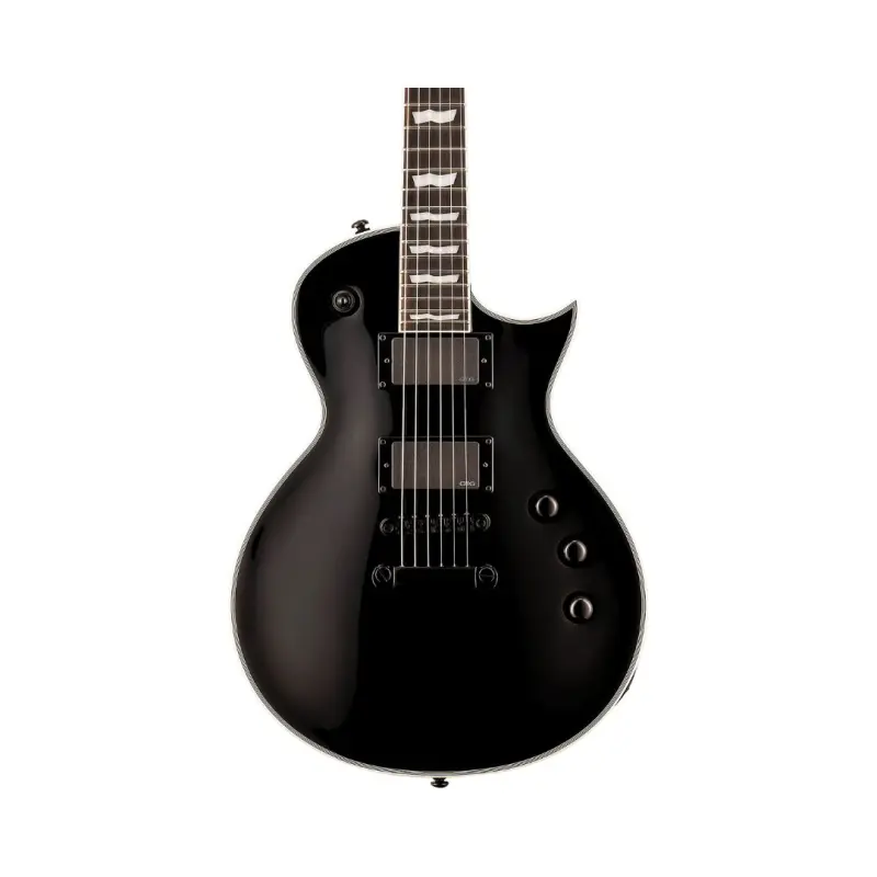 ESP LTD Eclipse EC-401 BLK with EMG Electric Guitar - Black - Image 2