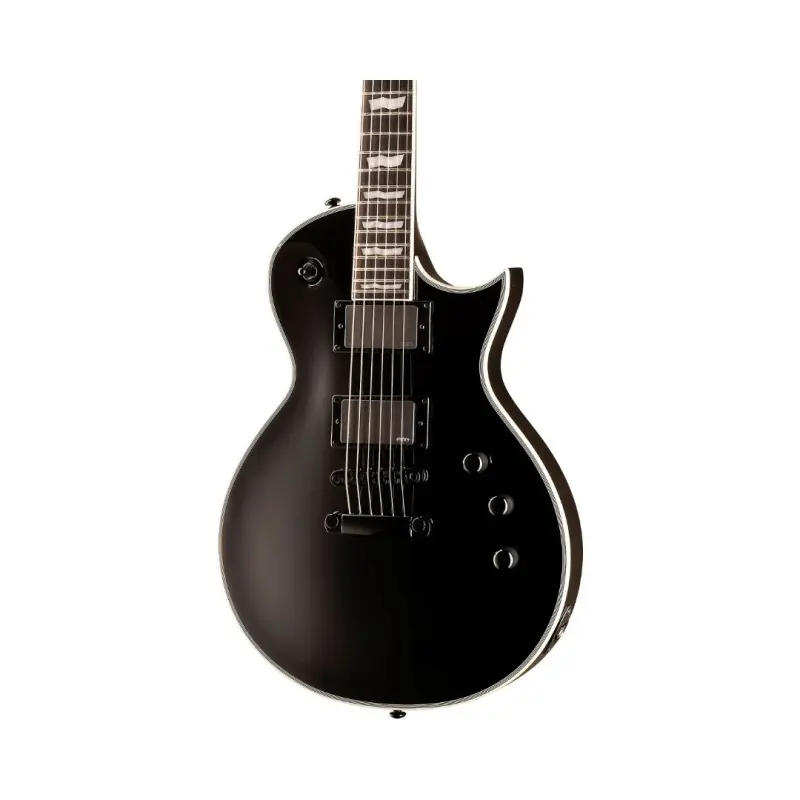 ESP LTD Eclipse EC-401 BLK with EMG Electric Guitar - Black - Image 3