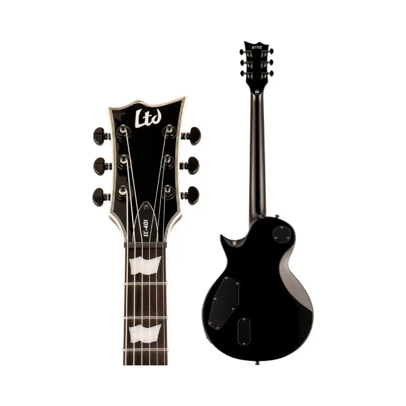 ESP LTD Eclipse EC-401 BLK with EMG Electric Guitar - Black - Image 6