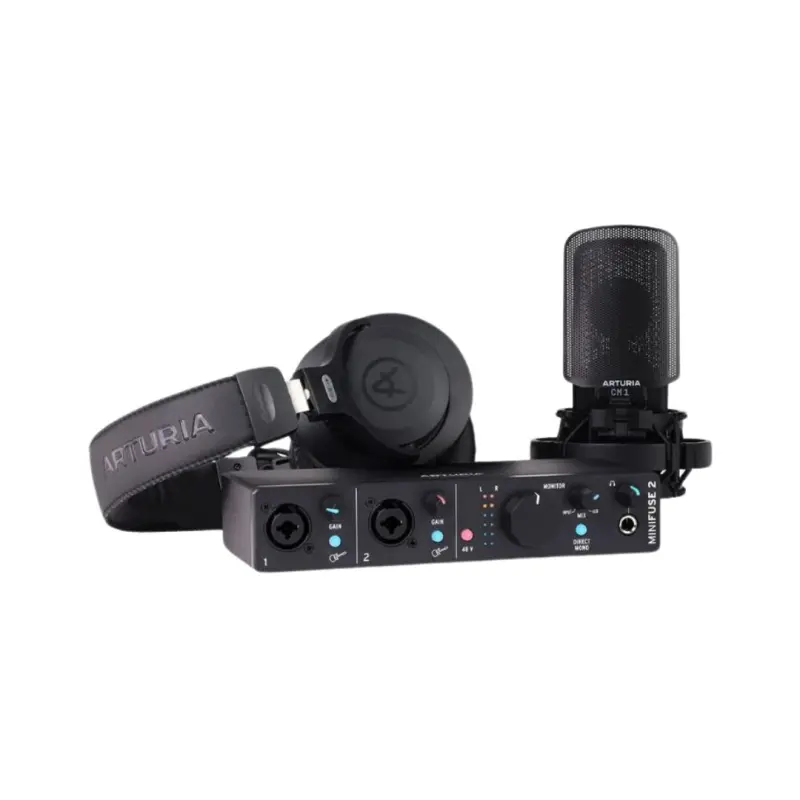 Arturia MiniFuse Recording Bundle Black & MiniLab Mk3 Black - Image 2