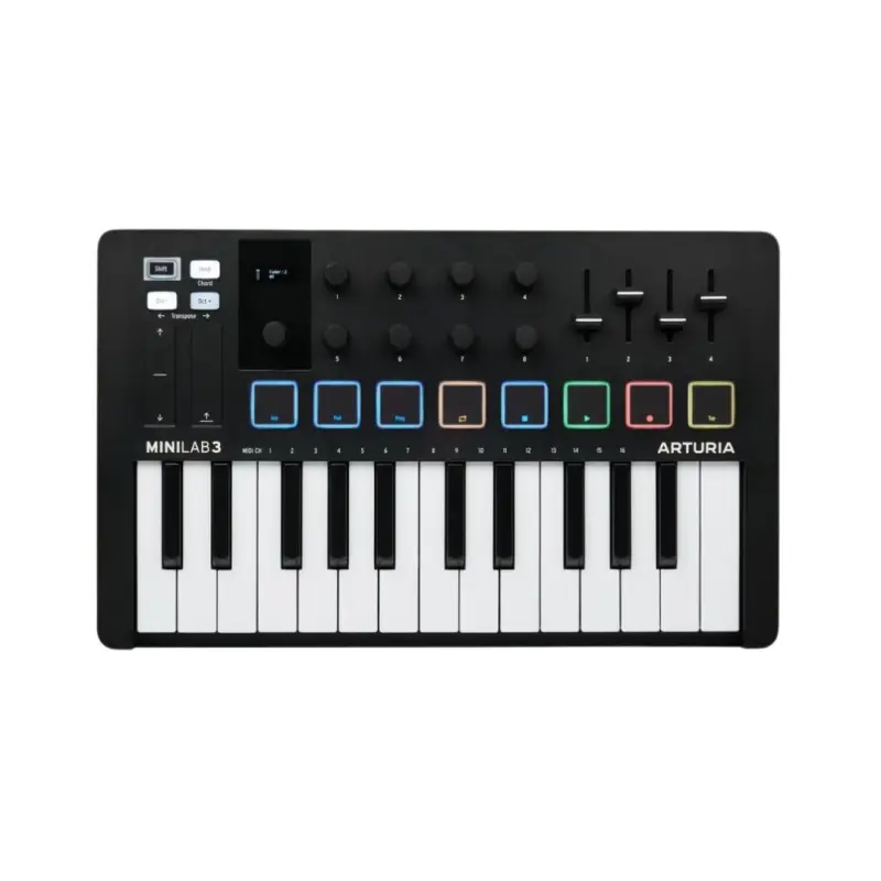 Arturia MiniFuse Recording Bundle Black & MiniLab Mk3 Black - Image 3