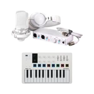 Arturia MiniFuse Recording Bundle White & MiniLab Mk3 White