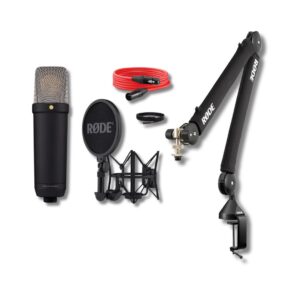 Rode NT1 5th Generation Condenser Microphone with Stand - Black