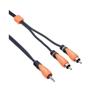 Bespeco SLYMSR300 3M 3.5mm JK to RCA Male Interlink Cable