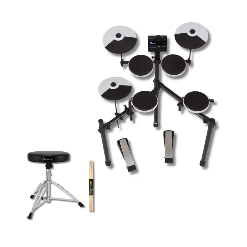 Roland V-Drums TD-02K E-Drum Set + EC1200 Drum Throne