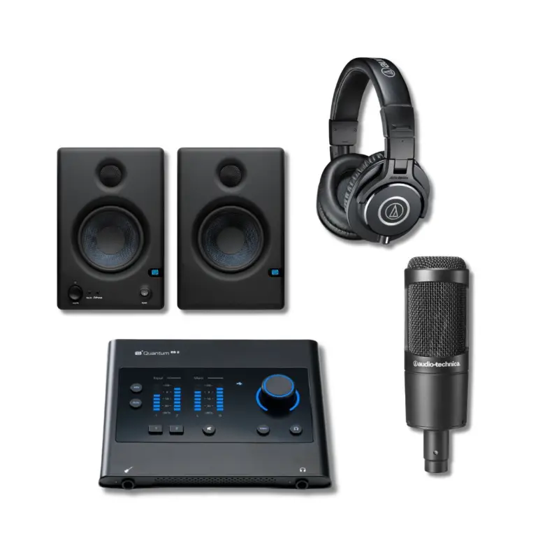The PreSonus Bundle | (Quantum ES 2 - Eris E3.5 - AT-2035 - M40x)