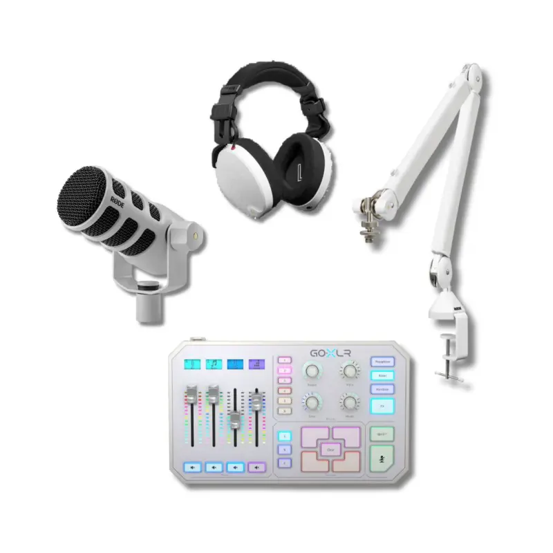 The White Bundle | (GOXLR - PodMic - PSA1+ - NTH-100)
