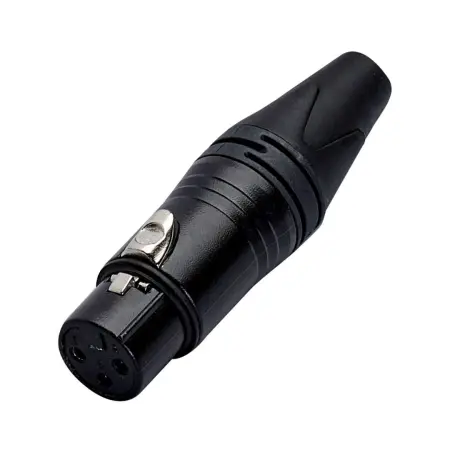 Bespeco XLR3FXXB XLRF 3-pole Female Cannon Connector