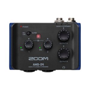 Zoom AMS-24 2×4 USB Audio Interface for Music and Streaming