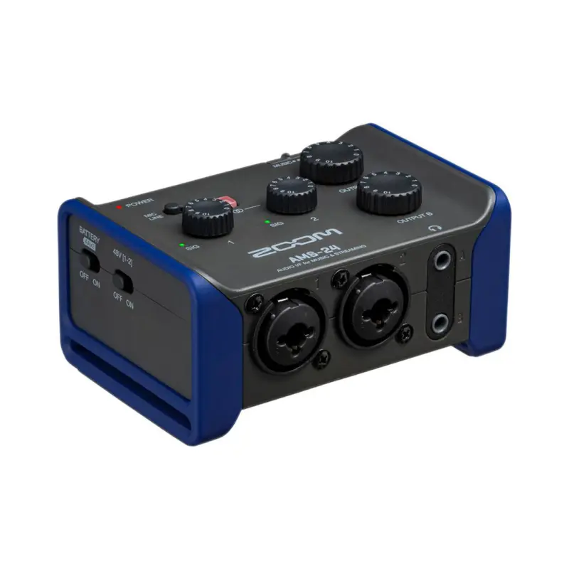 Zoom AMS-24 2×4 USB Audio Interface for Music and Streaming - Image 2