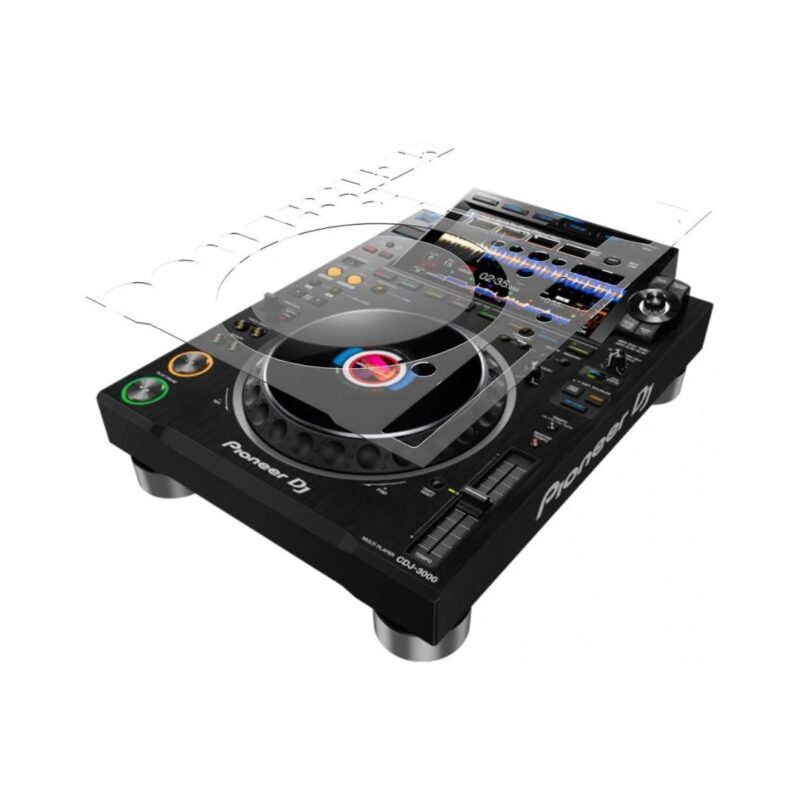 DJ Skin Pioneer DJ CDJ 3000 Transparent Protector Skin