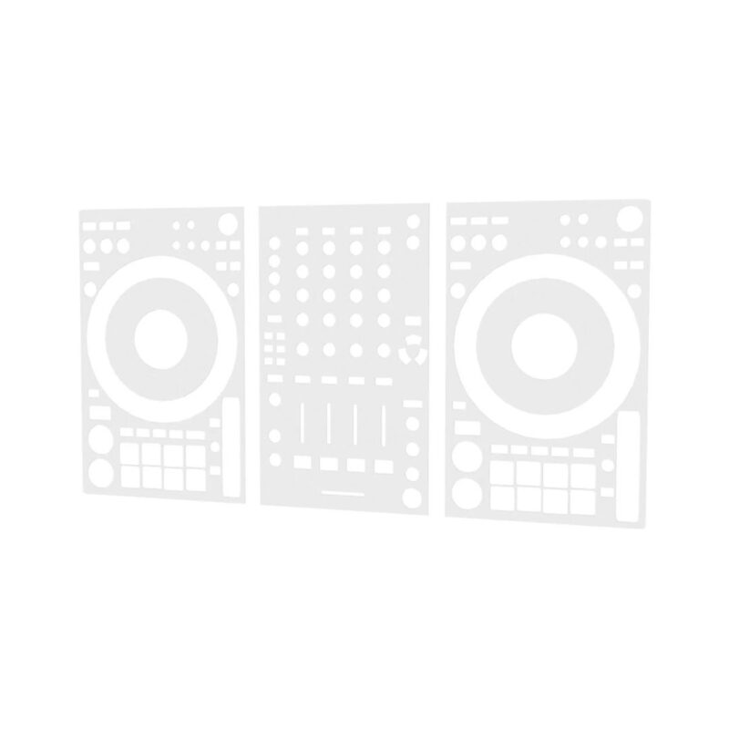 DJ Skin Pioneer DJ DDJ FLX10 Transparent Protector Skin - Image 2