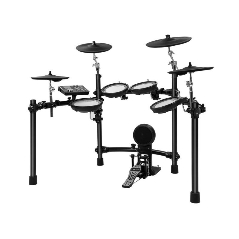 NUX DM-7 Digital Electronic Drum Set with 5 Mesh-Head Pieces