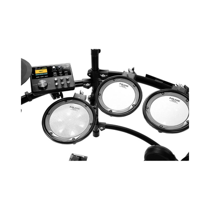 NUX DM-7 Digital Electronic Drum Set with 5 Mesh-Head Pieces - Image 4