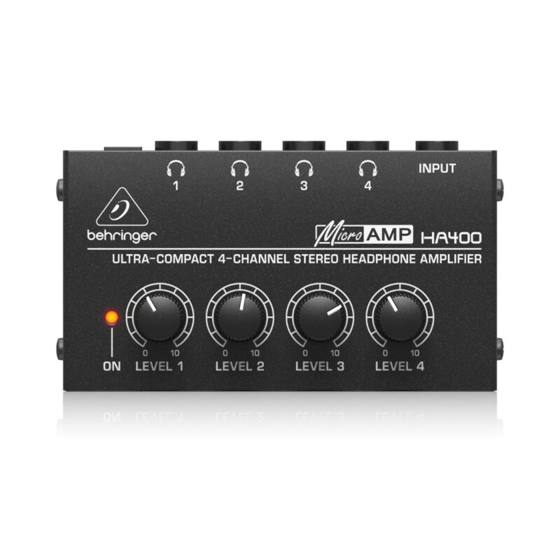 Behringer MicroAMP HA400 4-Channel Stereo Headphone Amplifier