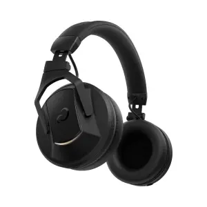 AlphaTheta HDJ-F10 professional wireless DJ headphones with sleek design and cushioned ear pads for comfort and sound quality.