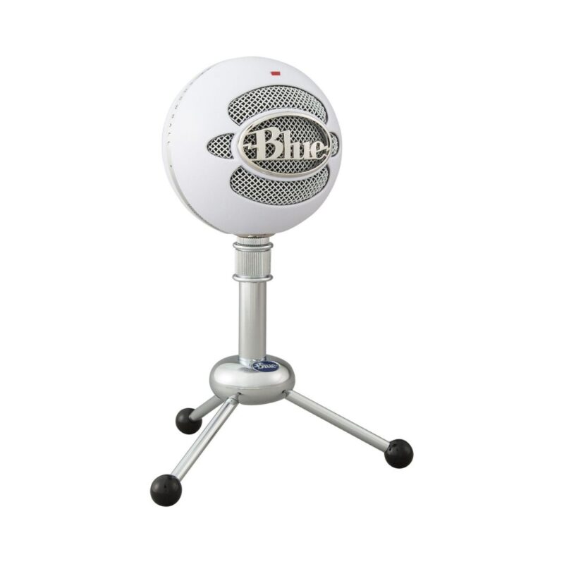 Logitech Blue Snowball iCE Plug-and-Play USB Microphone - White