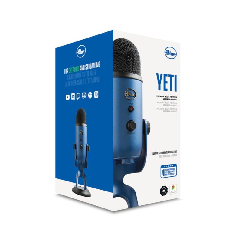 Logitech Blue Yeti Multi-Pattern USB Microphone (Midnight Blue) - Image 4