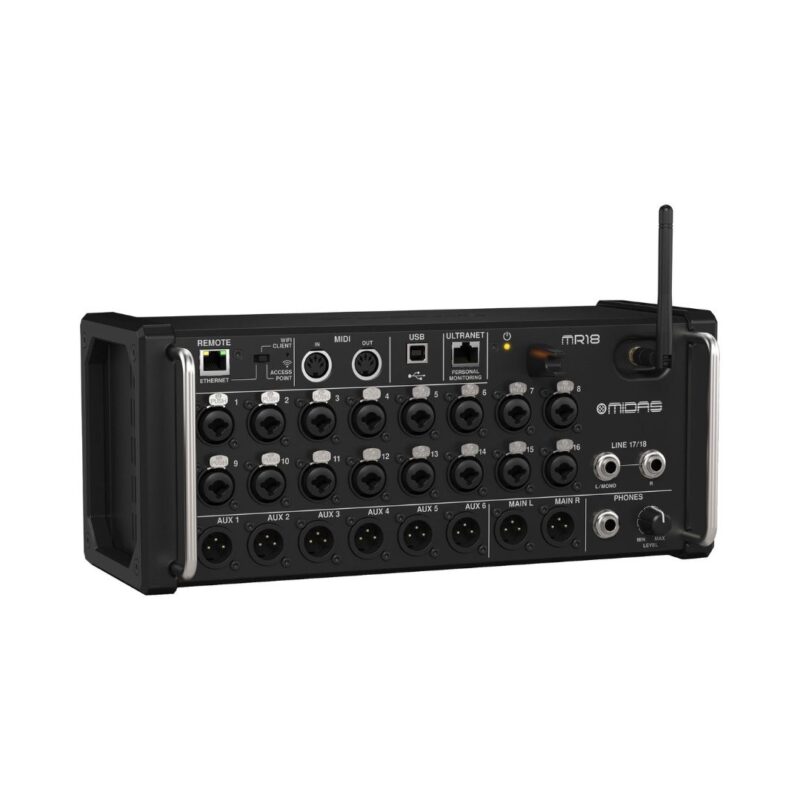 Midas MR18 18-Input Digital Mixer for iPad/Android Tablets - Image 2