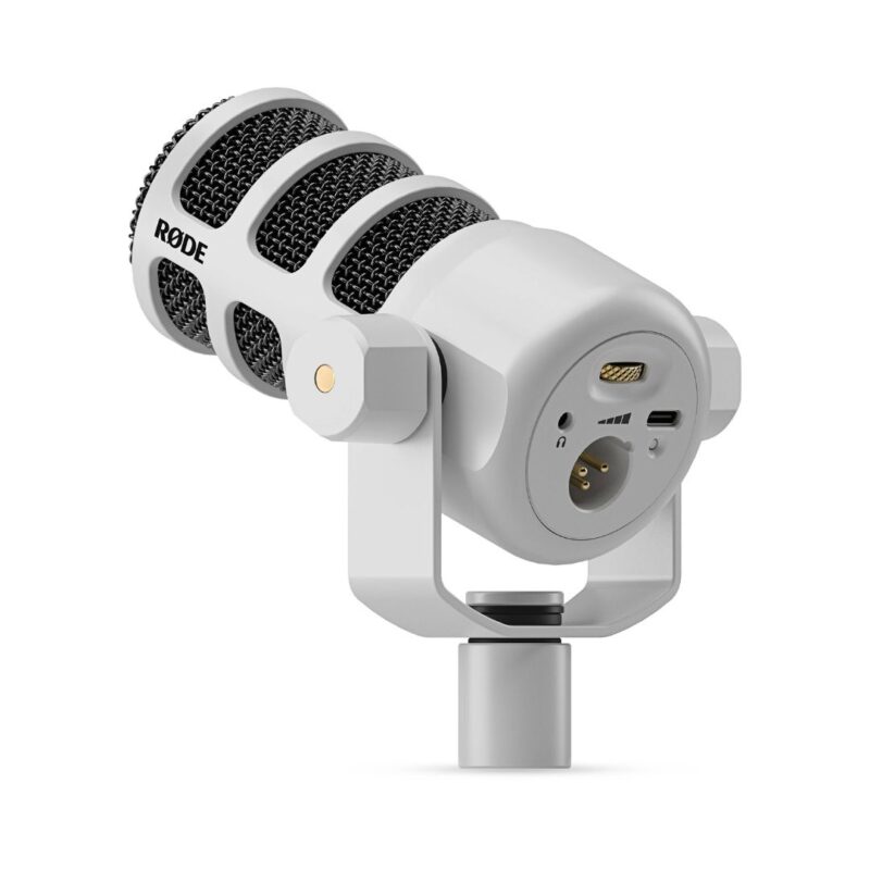 RODE PodMic USB Versatile Dynamic Broadcast Microphone (White) - Image 2