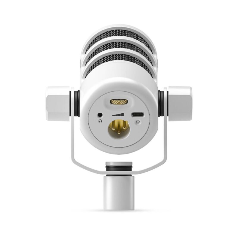 RODE PodMic USB Versatile Dynamic Broadcast Microphone (White) - Image 3