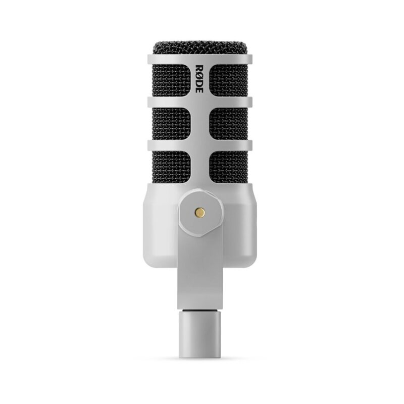 RODE PodMic USB Versatile Dynamic Broadcast Microphone (White) - Image 4