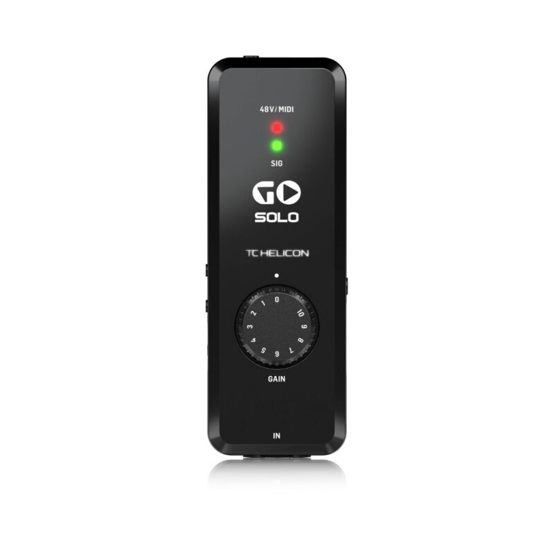 TC Helicon GO SOLO Audio/MIDI Interface for Mobile Devices