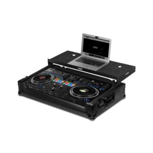 UDG Ultimate Flight Case DDJ-REV7 Black Plus (Laptop Shelf + Wheels) - U91077BL