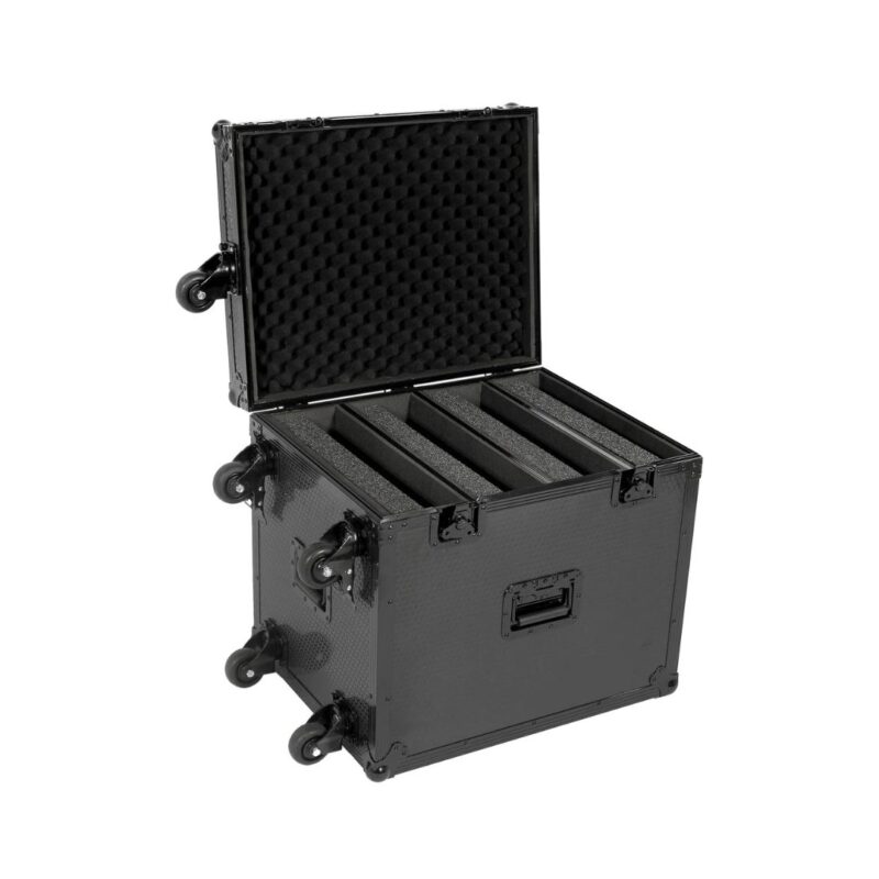 UDG Ultimate Flight Case 4 CDJ/Mixer Black Plus (Trolley & Spinner Wheels) - U91101BL - Image 3