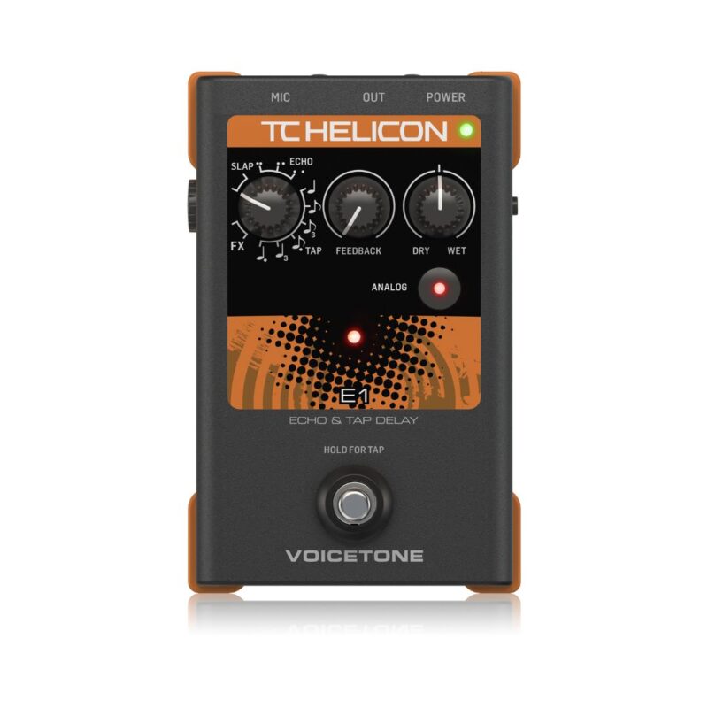 TC Helicon VoiceTone E1 Vocal Echo FX Pedal