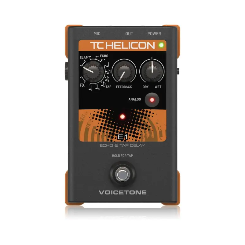 TC Helicon VoiceTone E1 Vocal Echo FX Pedal