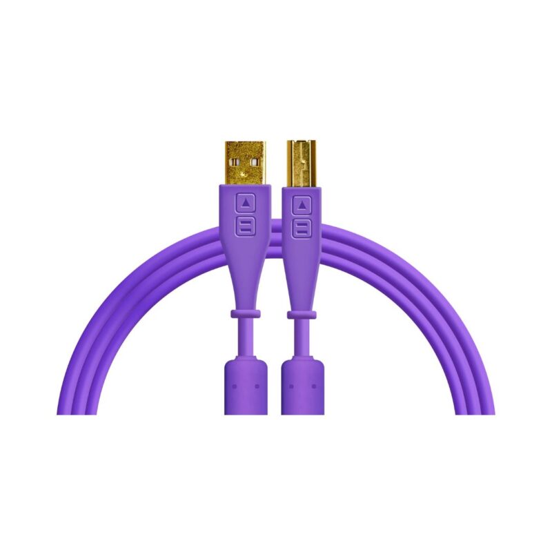 DJTT - Chroma Cables USB A to B Cable - (Purple)