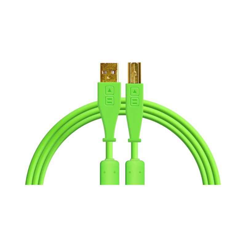 DJTT - Chroma Cables USB A to B Cable - (Green)