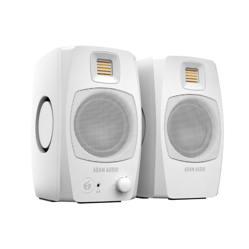 Adam Audio D3V Active Desktop Monitoring System - (White)