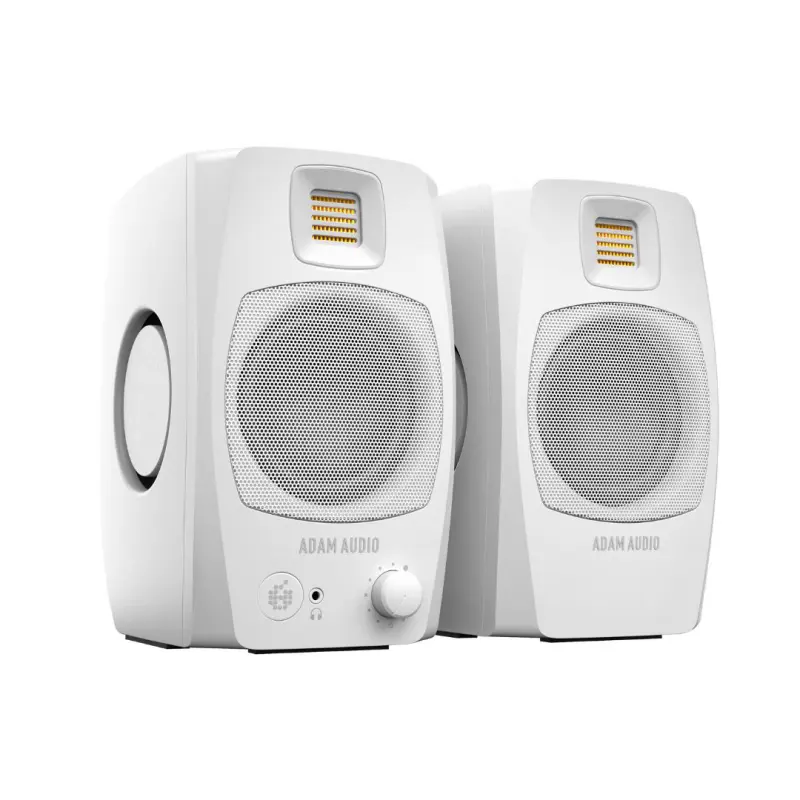 Adam Audio D3V Active Desktop Monitoring System - (White)