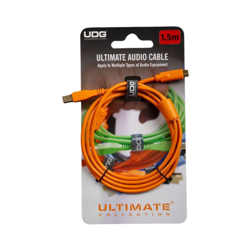 UDG Ultimate USB 2.0 C-B Straight 1.5M Audio Cable - U96001OR - Image 5