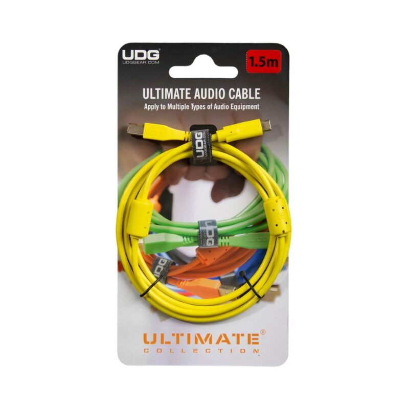 UDG Ultimate USB 2.0 C-B Straight 1.5M Audio Cable - U96001YL - Image 5